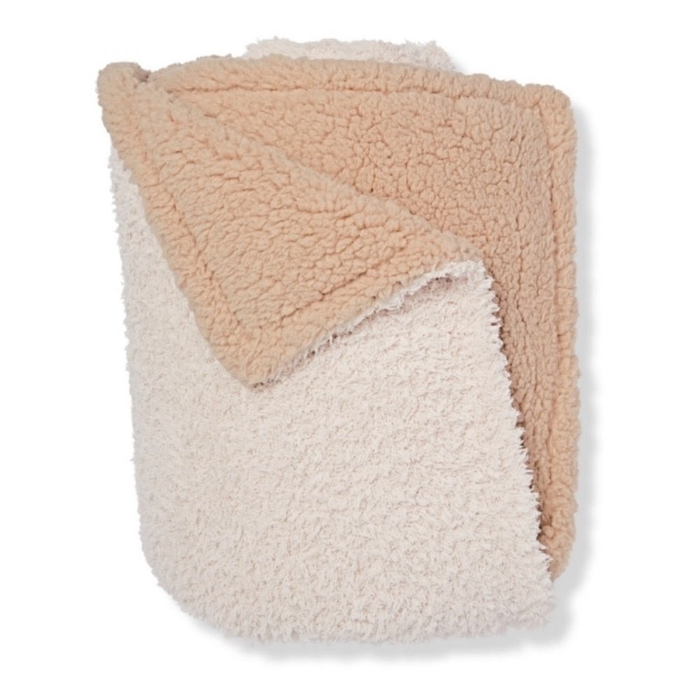 NWT Ulta Beauty Limited Edition Plush Throw Linen/Beige 50”x60”